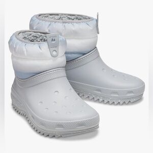 Crocs Women's Gray Winter Boots